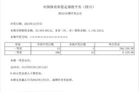 中国体育彩票12月7日开奖结果图片