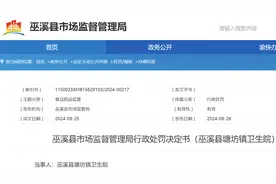检查发现过期医疗器械、药品，重庆巫溪县塘坊镇卫生院被罚6万图片