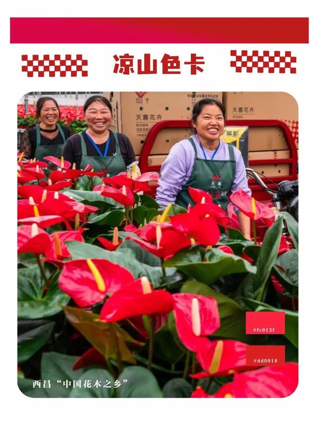 五彩大凉山，有多colourful？请打开这份凉山专属色卡