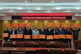 韶关始兴强镇富村公司分红了！马市镇19个村共享71万元图片