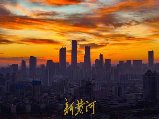 朝霞映泉城！请查收这份来自天空的绝美来信 | 新黄河AI音乐