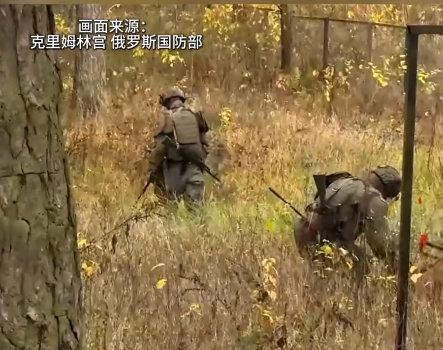 朝鲜部队在俄罗斯排雷 画面曝光