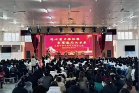 同心蓄力启征程 鱼跃龙门向未来——望江县太慈中学召开中考百日动员大会图片
