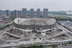 广州足球公园球场混凝土结构封顶，预计2025年底建成图片