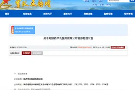 涉嫌违规失信，重庆医药（集团）子公司被暂停军采资格图片