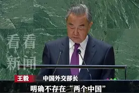 王毅在联合国强调台湾必将回归祖国怀抱图片