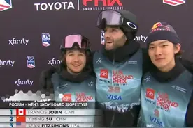 苏翊鸣首夺单板滑雪坡面障碍技巧世界杯银牌图片