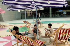 静安有“海岛”？一出地铁给我干懵了！图片