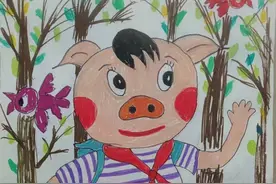 绘画：上学｜烟台中小学生“才艺秀”作品选登图片