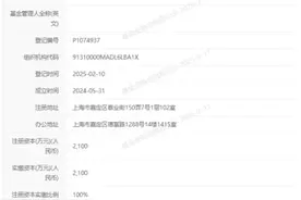 开年第一批丨总规模达50亿元！嘉定新增一私募基金管理人图片