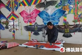 潍坊：“风筝产业第一村” 放飞风筝大产业图片