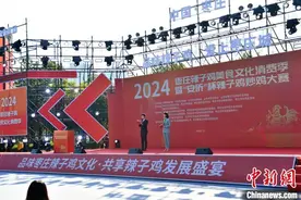 山东枣庄深耕辣子鸡产业 传承非遗烹饪技艺图片