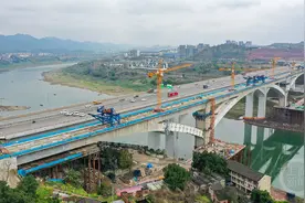 轨道交通15号线二期沙坪坝段建设有序推进图片