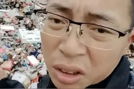 福建浯屿岛海岸边垃圾堆积成山，当地政府：正在加紧清理，并研究长期解决方案图片