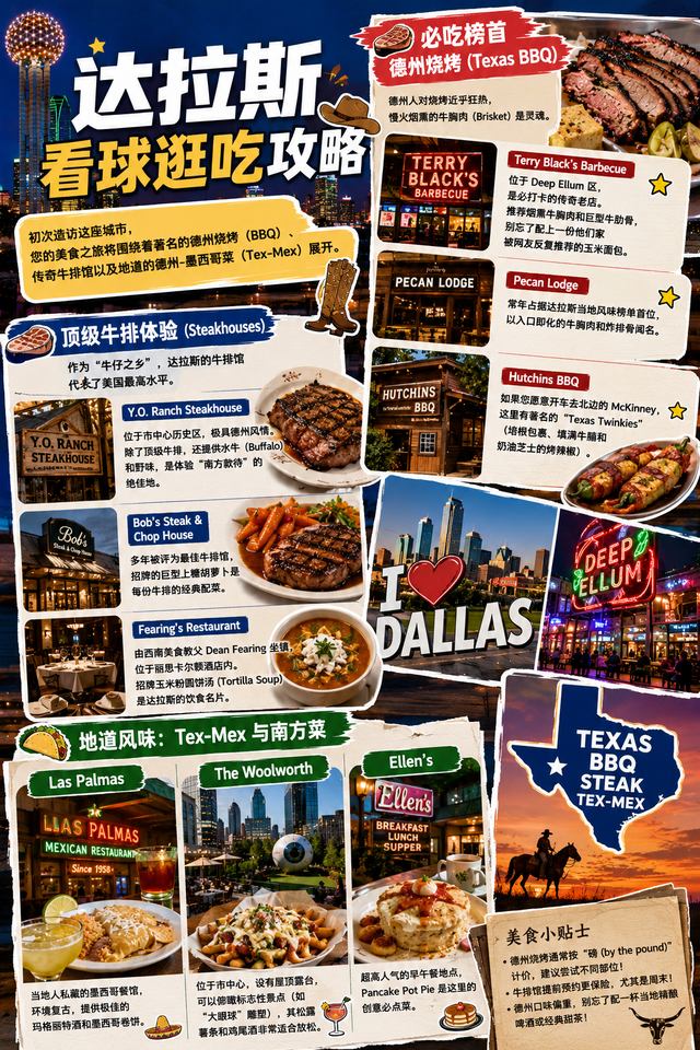 馆Go|美加墨世界杯看球逛吃攻略第④弹：美国（中南部）