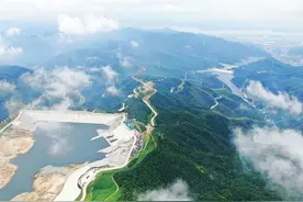 山里建起“电力粮仓” 浙江宁波首座大型抽水蓄能电站并网图片