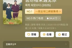 韩剧《苦尽柑来遇见你》豆瓣评分升至9.6分，于正点赞：演员表演要更新换代了图片