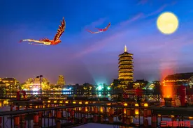 嗨FUN十一丨赴千灯之约赏盛唐风华，铜官窑古镇邀你体验极致夜景图片