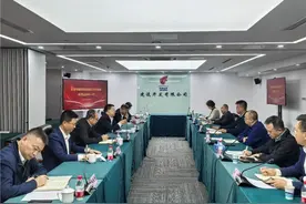 聚焦 | 陈勇拜会国航建开党委书记、董事长布赫图片