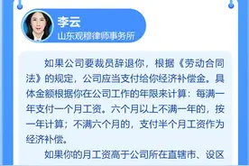 闪电律解·每周精选问答㉔丨被公司裁员，经济补偿金如何计算？闪电律师团在线答疑图片