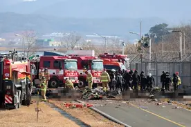 泰国机场公司：韩国事故客机在泰起飞时无异常情况报告图片