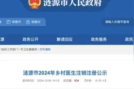 湖南一地239名超龄村医被注销注册，离岗补助每月180元，官方回应图片