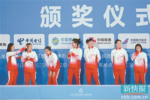 婵宝王者归来 谈笑间，广东女团夺冠