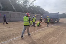中交路建平昭高速TJ5分部路基交验全部完成图片