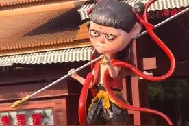 公园回应哪吒雕塑太丑被重塑肉身：都说面部不好看，正在重塑图片
