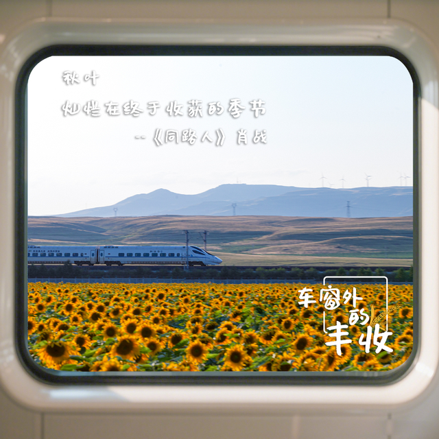 内蒙古：车窗外的秋天把丰收谱成了歌