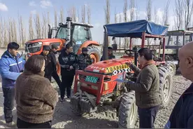 新疆焉耆：强化农机宣传 打好春耕“安全牌”图片