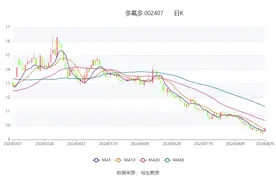 多氟多：2024年上半年净利润7032.63万元 同比下降73.78%图片