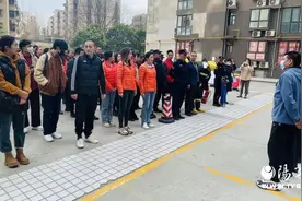 太乙路街道南二环社区联合中海物业开展消防演练活动图片