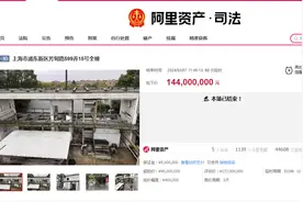 21.14万元/平方米！昔日“私募教父”名下上海豪宅，1.44亿元成功拍卖图片