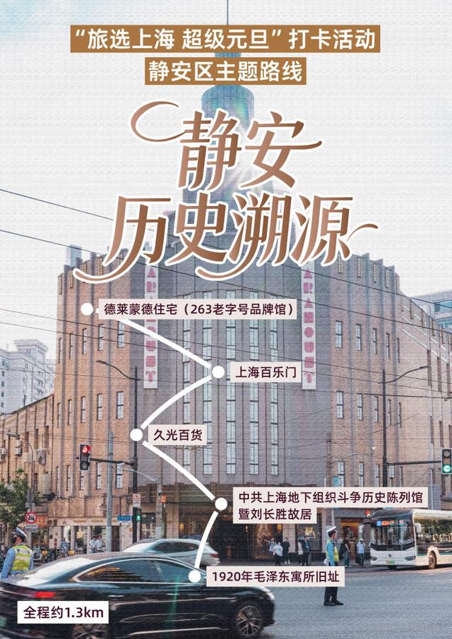 元旦假期来静安！一本护照、4条主题打卡线路，20个宝藏地标等你来解锁