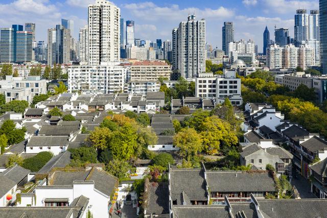 秋染金陵 山水城林入画来