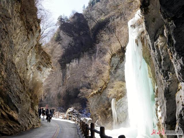 三九赏冰正当时 宕昌官鹅沟冰瀑景观惊艳上线