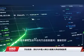 万达信息：深化与中国人寿在大健康大养老领域协同视频封面