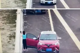 违停拍照，跑步摆拍……交警严正提醒：这些深中通道打卡“姿势”不可为！图片