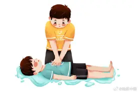 如何对溺水者施救图片
