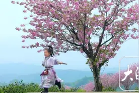 女孩“武侠风”汉服网上大火，池州外婆量身自制！图片