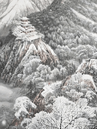 下雪了！雪落终南绝美！