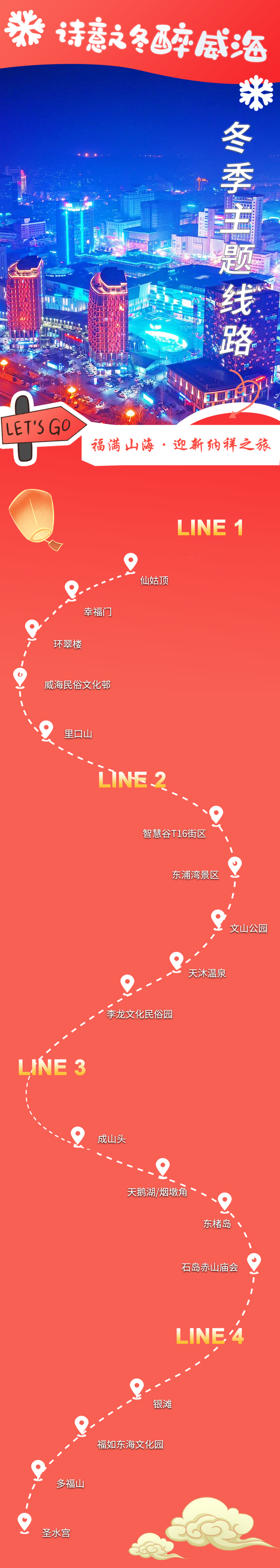 游千里山海，醉诗意之冬！