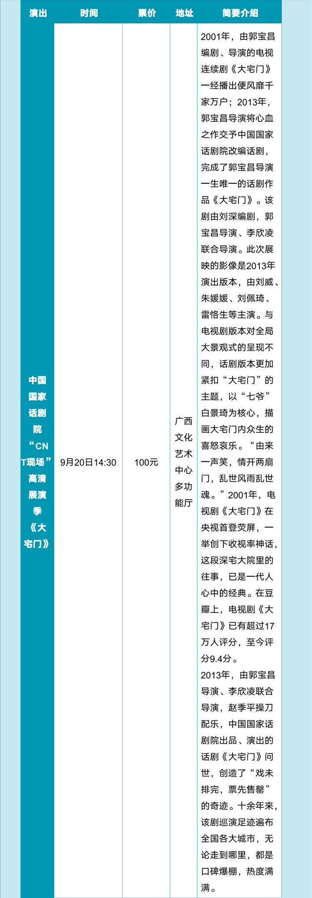 2025年9月热门演出、品质展览、休闲旅游信息丨一键游广西文旅资讯