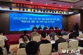 全市共有宠物诊疗机构252家，宠物经营门店约600家，长沙举办宠物诊疗、宠物经营主体培训班图片