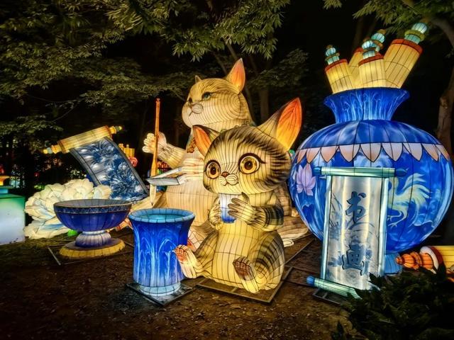 下班直冲中山公园！“青岛之夏”艺术灯会今晚点亮~