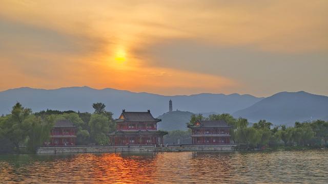 流云绕落日，今日傍晚京城的天空有多美？