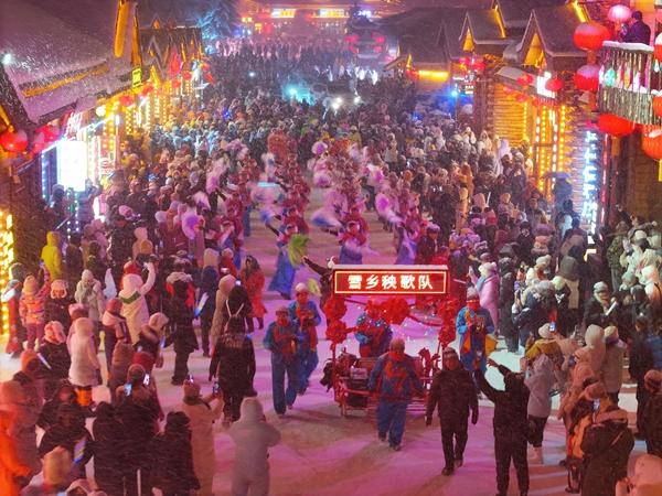 中国雪乡景区开园迎客