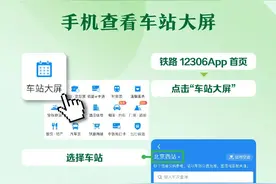 手机也能看车站大屏、时刻表！12306实用功能教你用图片