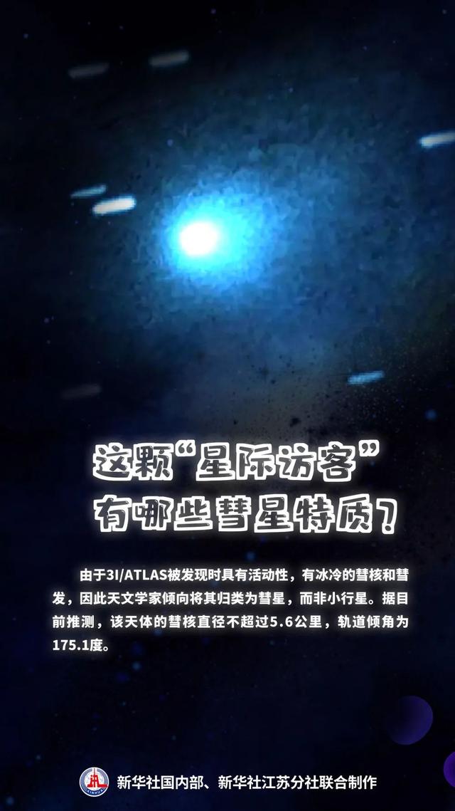 第三位“星际访客”正加速靠近太阳